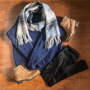 Cambridge Classics Oversized Blue Sweater